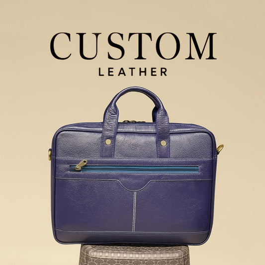Navy Executive Laptop Bag