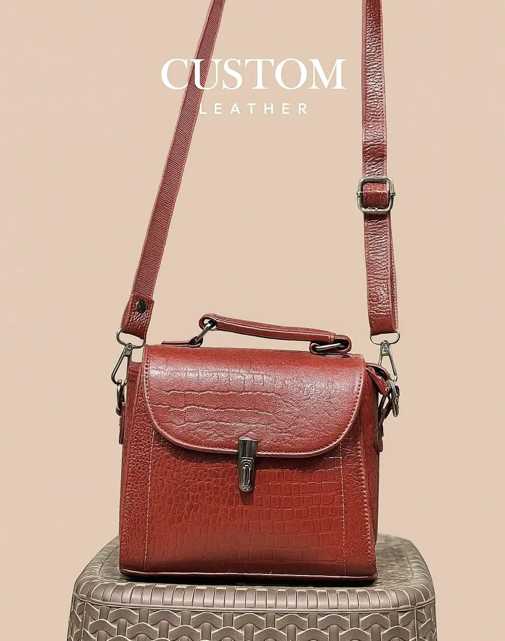 Girls' city sling in beige