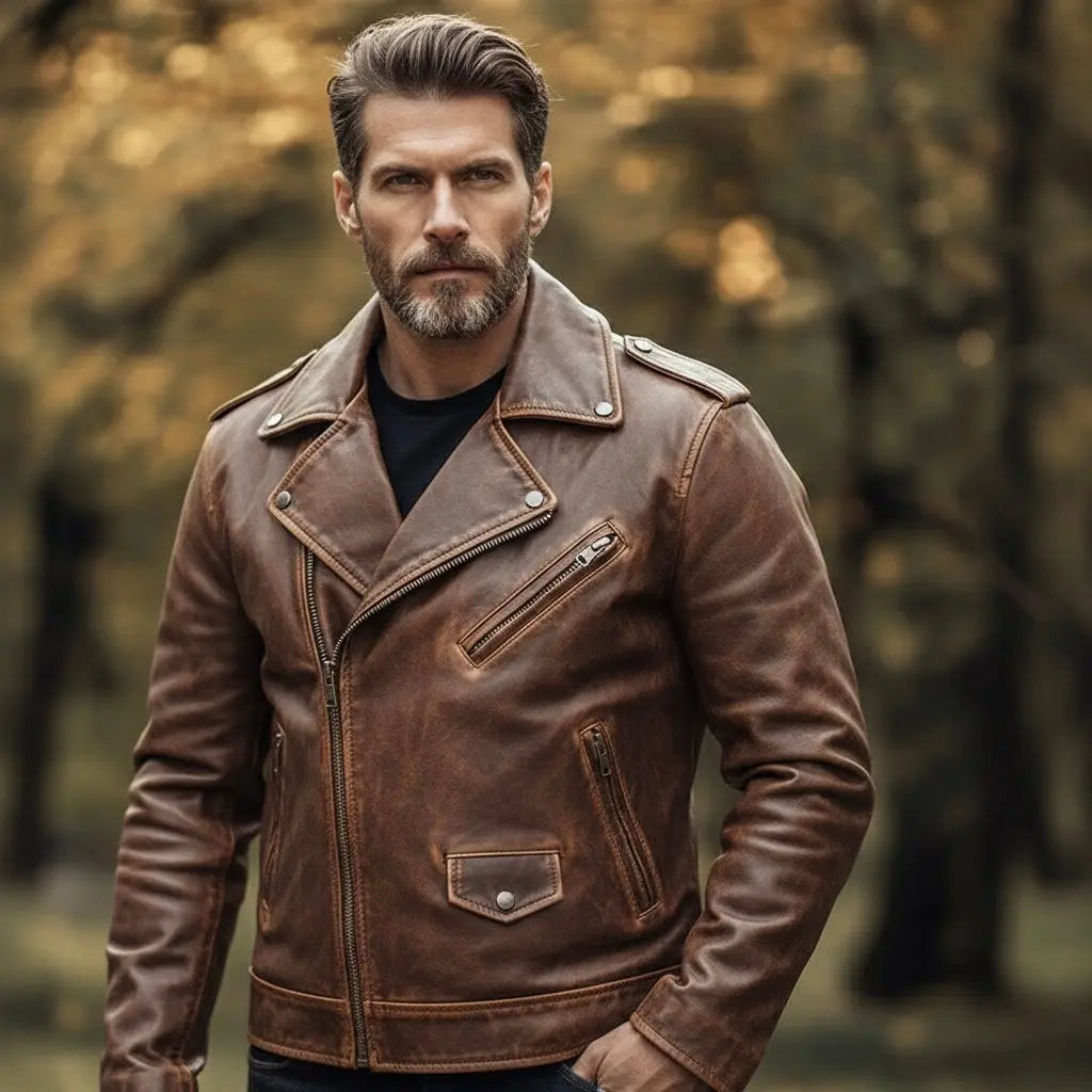 Biker Jacket Custom Leathers