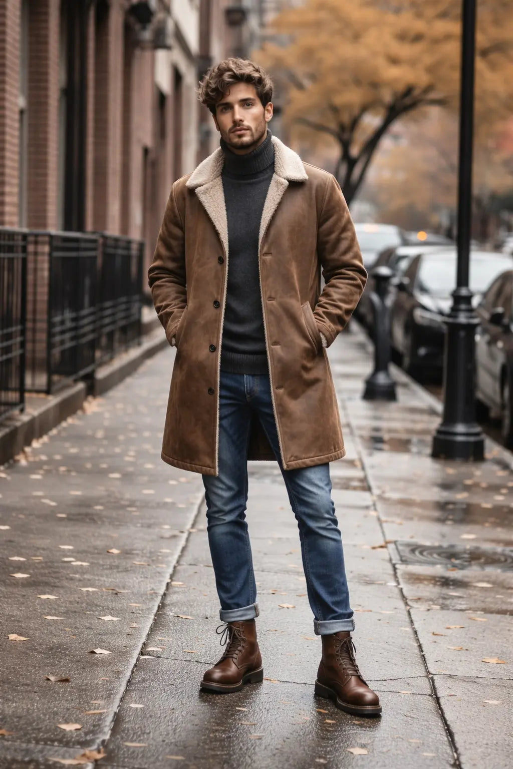 Stun Long coat Custom Leathers