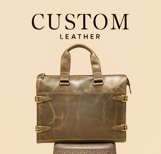 Vintage Leather Office Bag