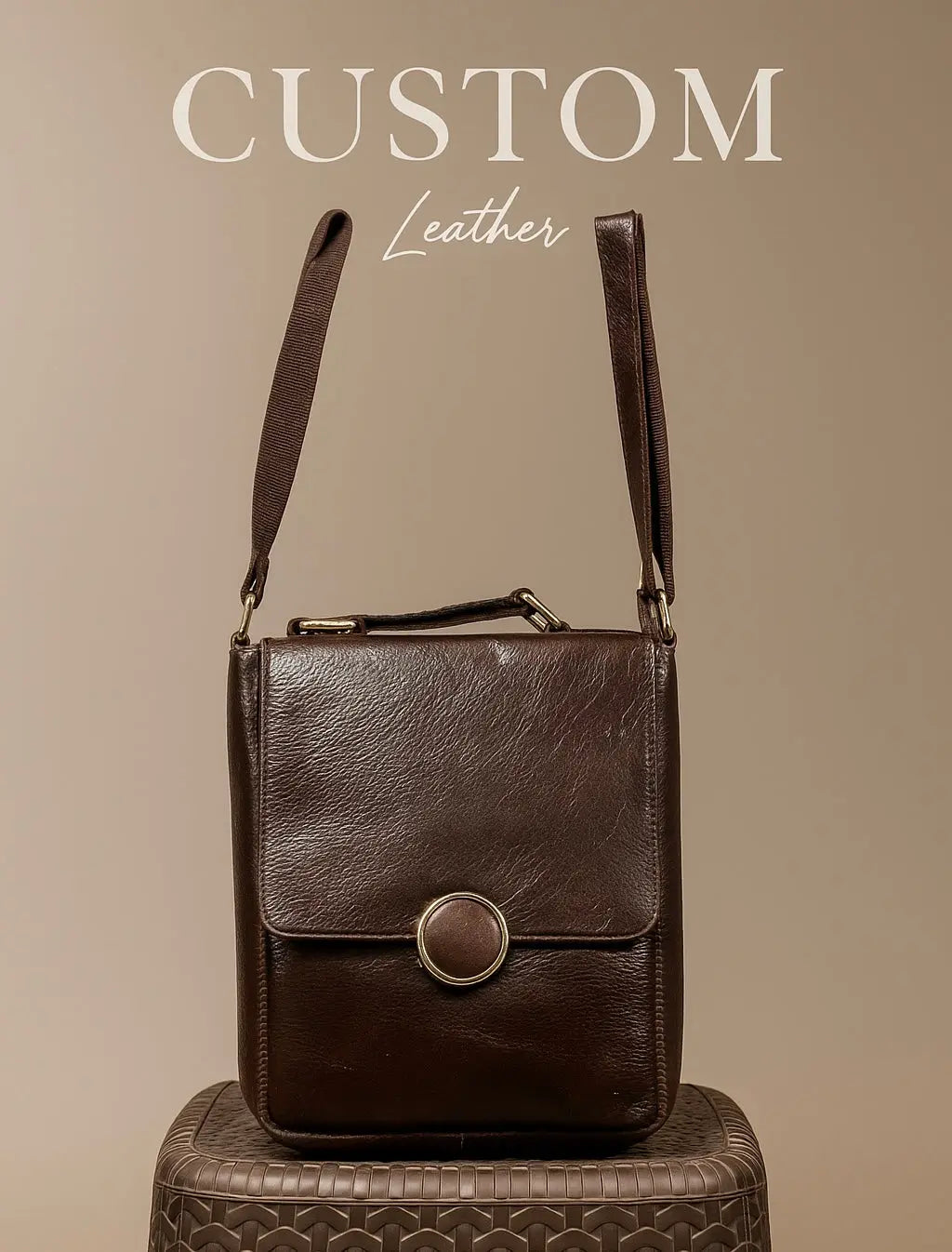 Girls' saddle sling in gray