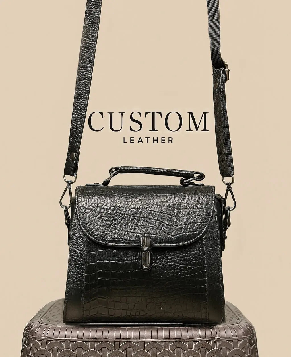 Girls' slim sling in beige