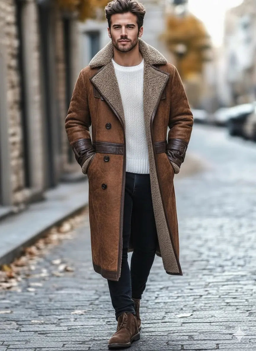 Forest Long Coat - Custom Leathers