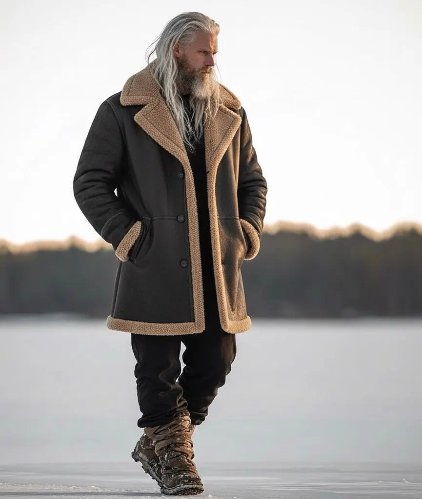 Midnight Long Coat - Custom Leathers