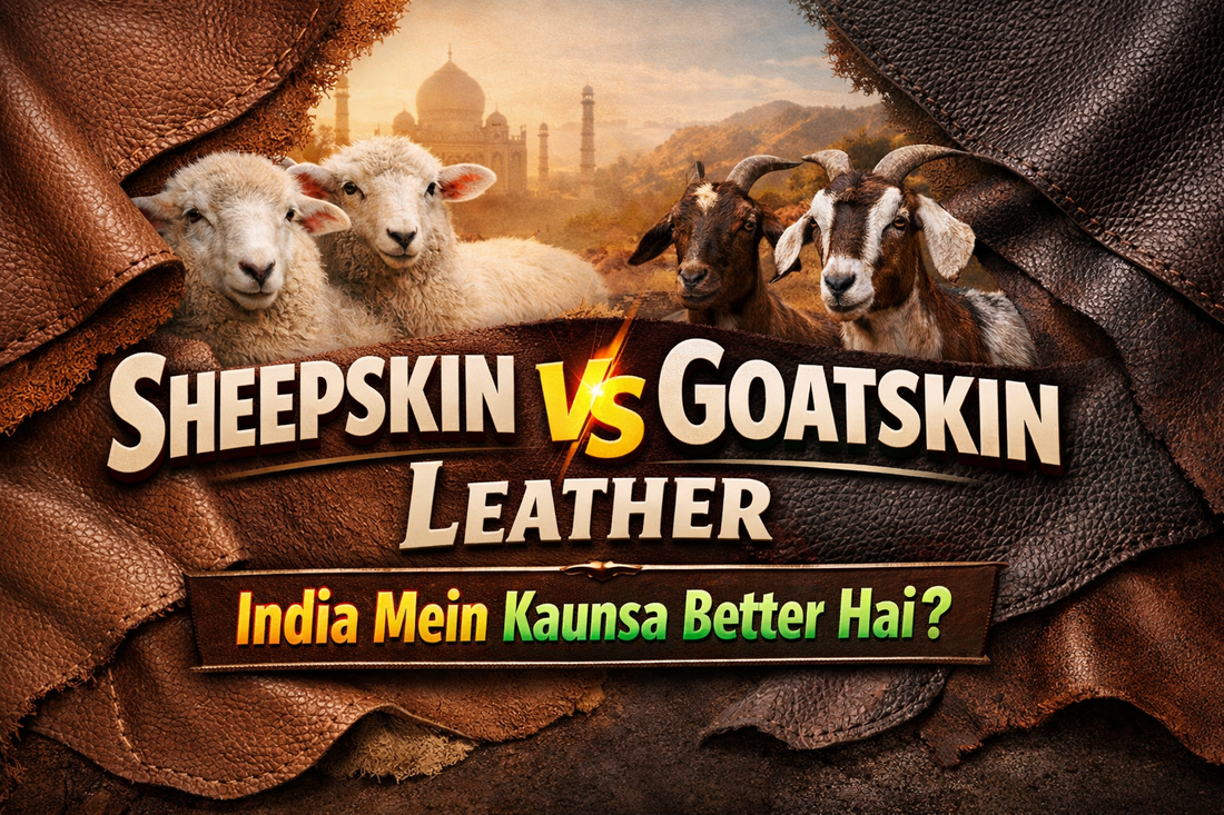 Sheepskin vs Goatskin Leather — India Mein Kaunsa Better Hai?