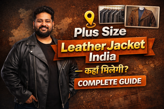Plus Size Leather Jacket India — Kahan Milegi? Complete Guide