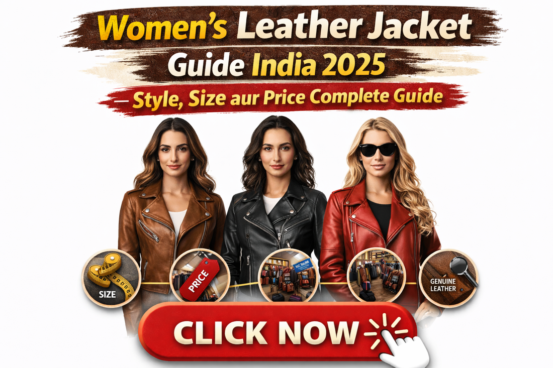 Women's Leather Jacket Guide India 2026 — Style, Size aur Price Complete Guide