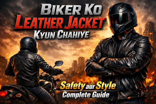 Biker Ko Leather Jacket Kyun Chahiye — Safety aur Style Complete Guide