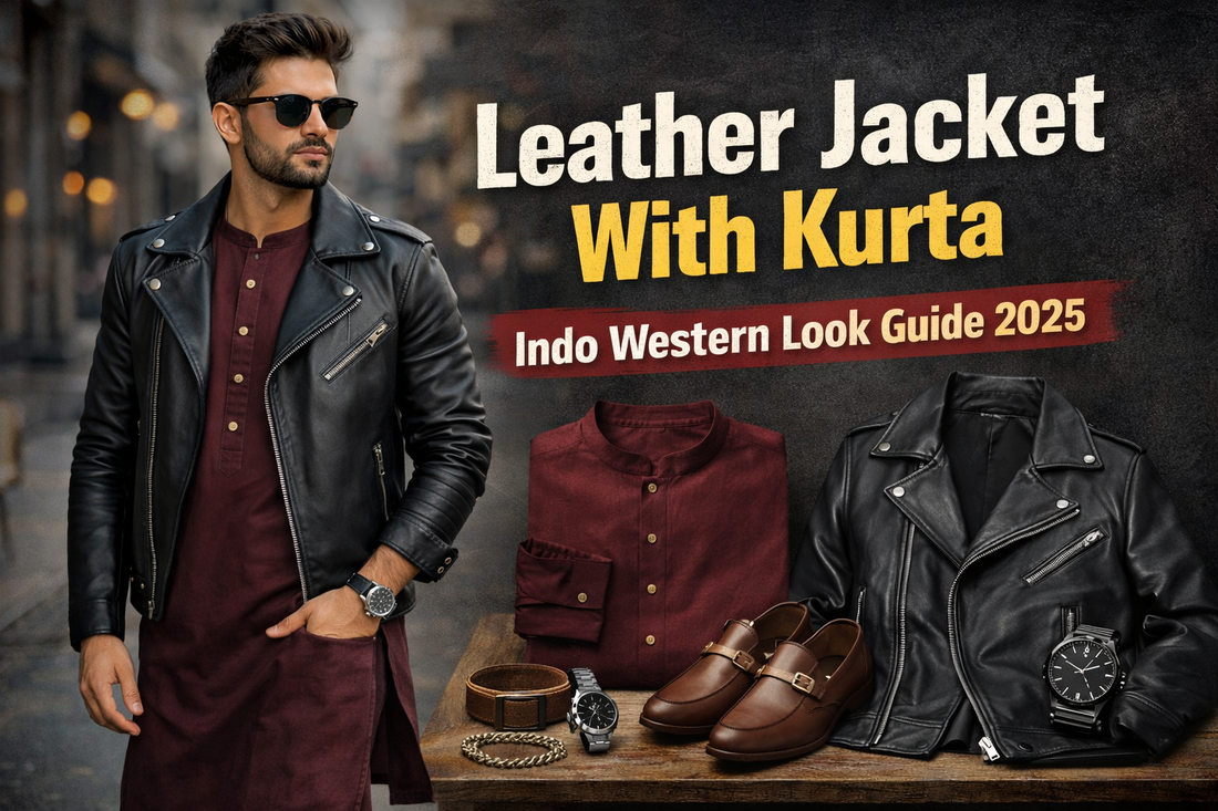 Leather Jacket With Kurta — Indo Western Look Guide 2026