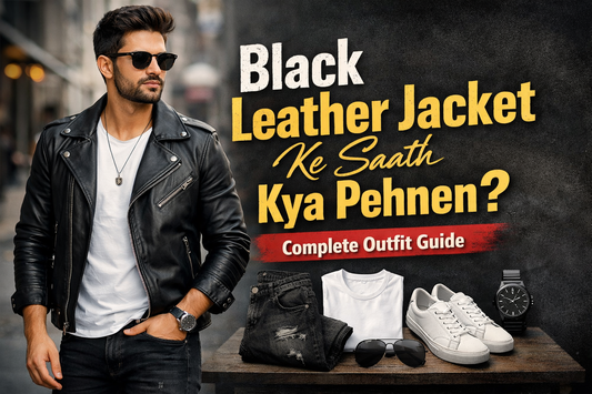 Black Leather Jacket Ke Saath Kya Pehnen? — Complete Outfit Guide
