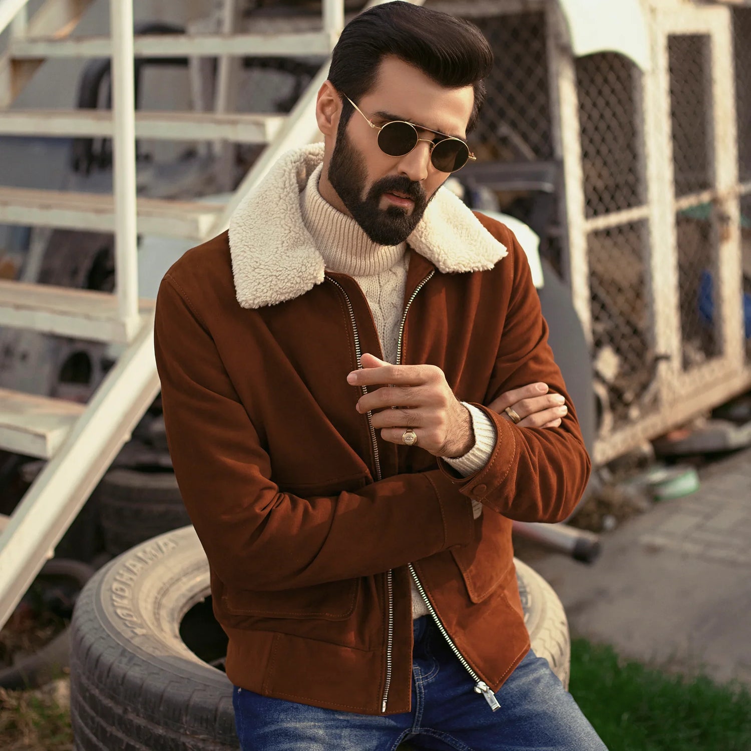 Men Suede jackets