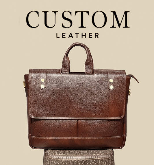 Brown Leather Messenger Bag