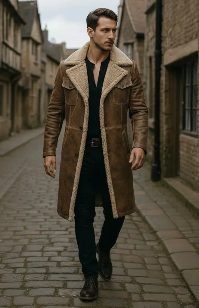 Samurai Long Coat Custom Leathers