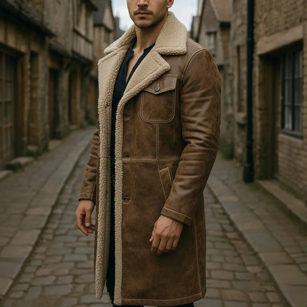 Samurai Long Coat Custom Leathers