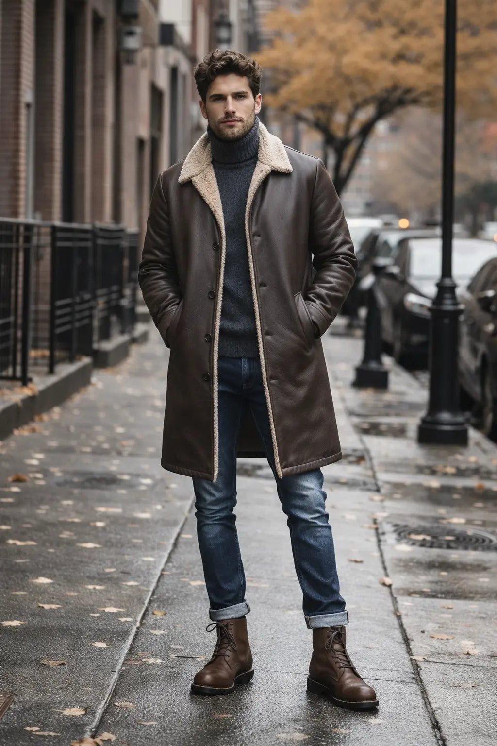 Stun Long coat Custom Leathers