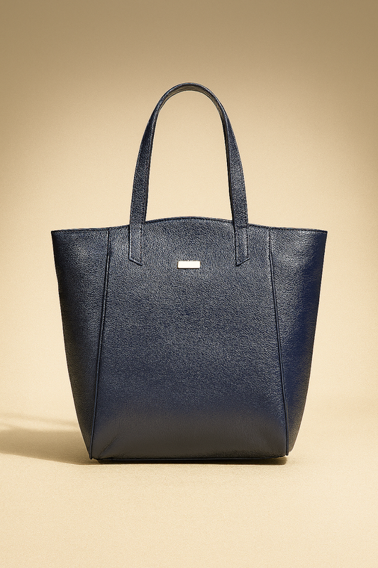 Classic Navy Blue Tote Bag