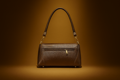 Elegant Brown Leather Sling Bag